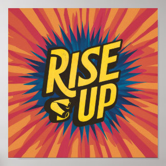 Stiga upp upp inspirerande poster