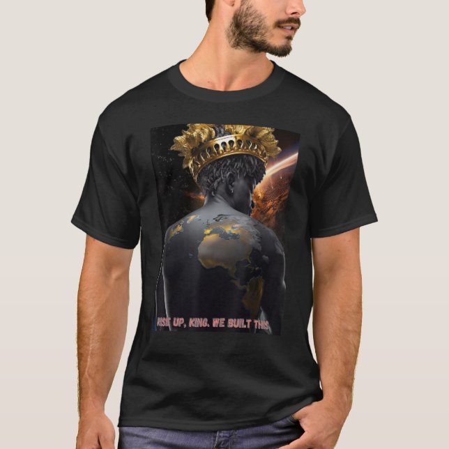 Stiga upp upp Kung Vi byggt detta T Shirt (Framsida)