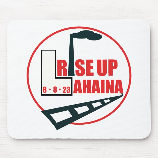 Stiga upp upp Lahaina-miljömärken Musmatta (Framsidan)