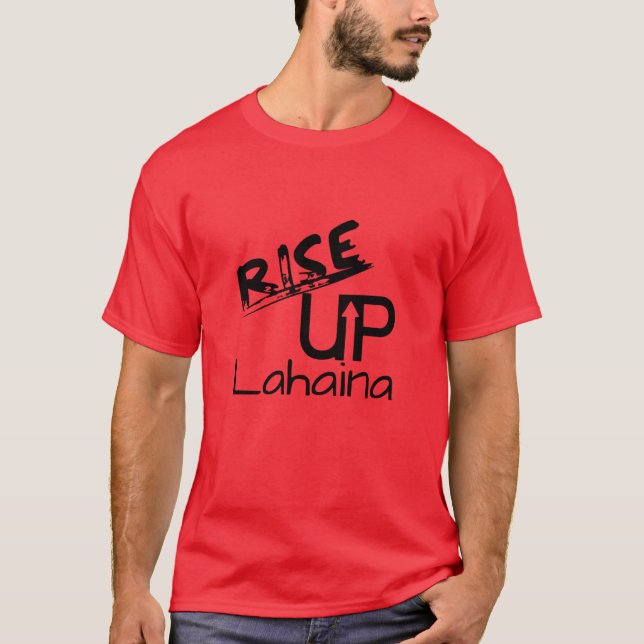 Stiga upp upp Lahaina och Lahaina T Shirt (Framsida)