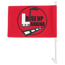 Stiga upp upp Lahaina Support Car Flagga