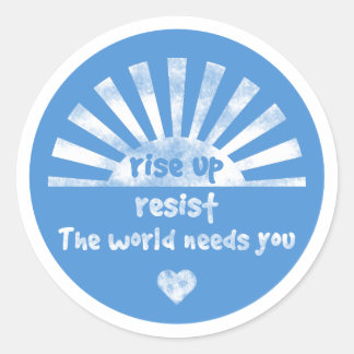 Stiga upp upp- och återhållsetikett Lakan Runt Klistermärke