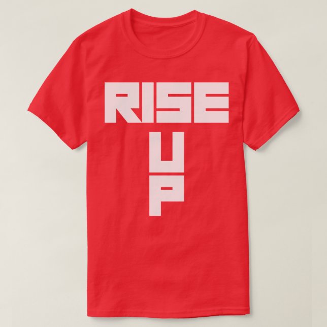 Stiga upp upp t shirt (Design framsida)