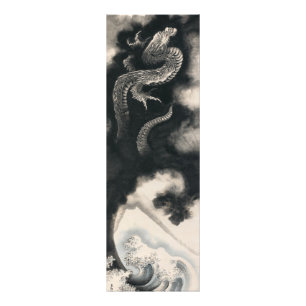 Stigande draken av Katsushika Hokusai Fototryck