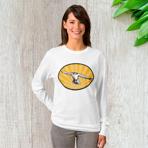 Stigande Falk Djärv Rovfågel T Shirt