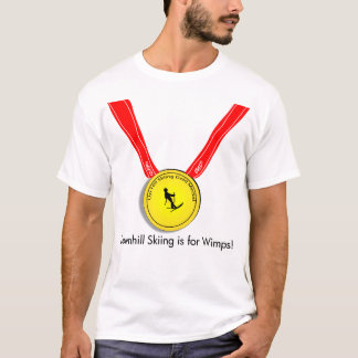 Stigande skidåkningguldmedaljOS T Shirt