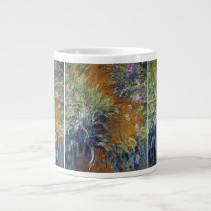 Stigen genom irisar av Claude Monet Jumbo Mugg