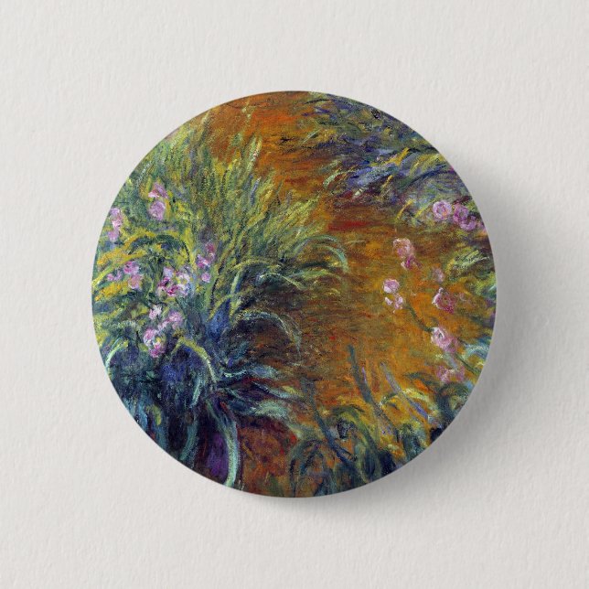 Stigen genom irisar av Claude Monet Knapp (Framsida)