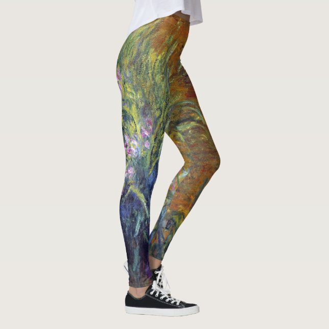 Stigen genom irisar av Claude Monet Leggings (Höger)