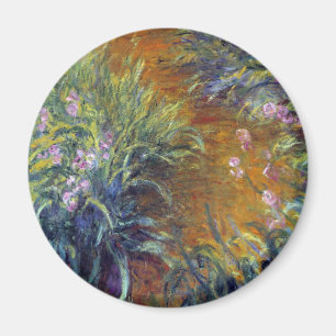 Stigen genom irisar av Claude Monet Magnet