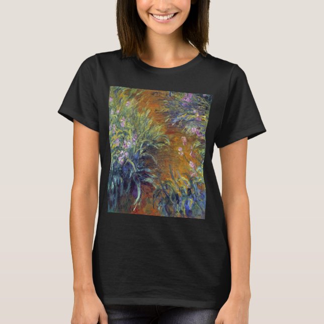 Stigen genom irisar av Claude Monet Tee Shirt (Framsida)