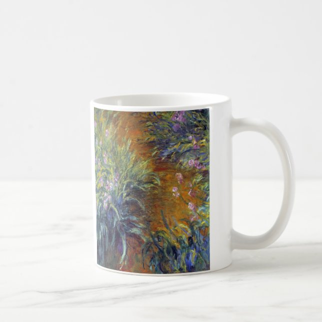 Stigen genom irisarna av Claude Monet Kaffemugg (Höger)