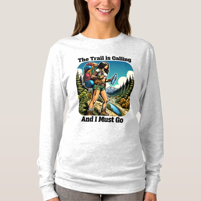 Stigen kallar och jag måste gå t shirt (Framsida)
