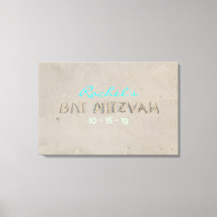 Stiger ombord det bat mitzvah minnet för den canvastryck
