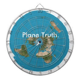 Stiger ombord pilen "för plan sanning" darttavla