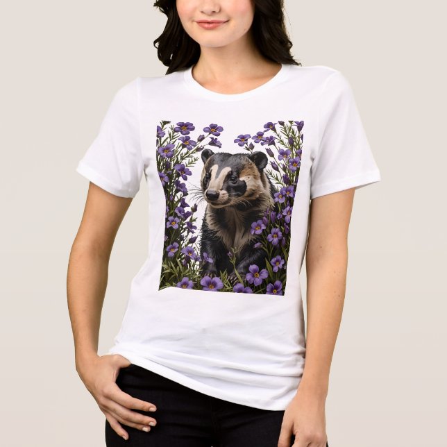 Stigger omringad av Wisconsin Wood Violes T Shirt (Framsida)