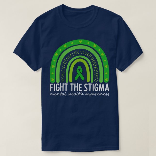 Stigma Mental Health Awareness Month Gre T Shirt (Design framsida)