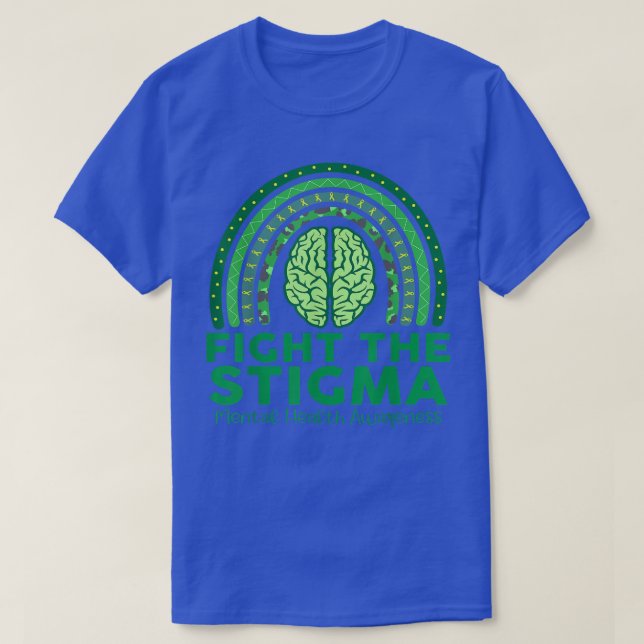 Stigma Mental Health Awareness Month Gre T Shirt (Design framsida)