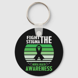 Stigma Mental Health Awareness Month Nyckelring