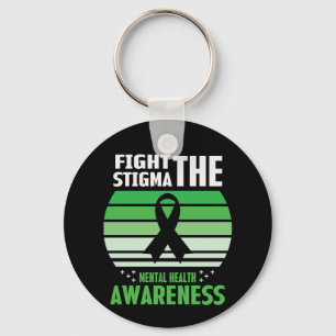 Stigma Mental Health Awareness Month Nyckelring