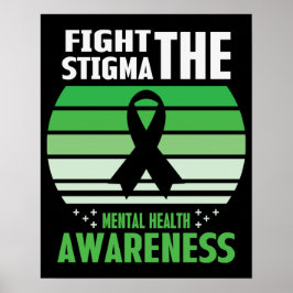 Stigma Mental Health Awareness Month Poster