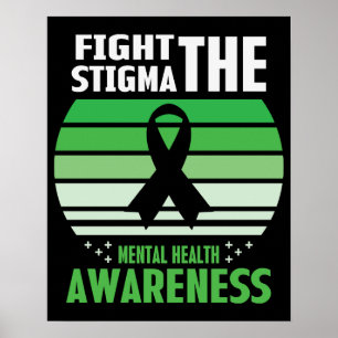 Stigma Mental Health Awareness Month Poster