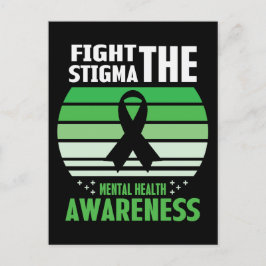 Stigma Mental Health Awareness Month Vykort