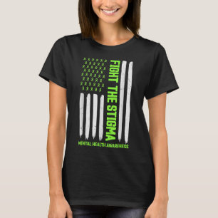 Stigma Mental Health S Awareness Ribbon T Shirt