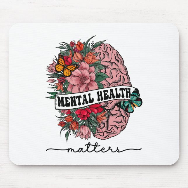 Stigma psykiska hälsoproblem Mental Awareness Musmatta (Framsidan)