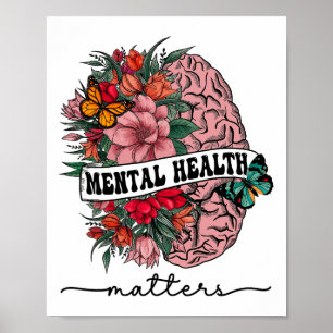 Stigma psykiska hälsoproblem Mental Awareness Poster
