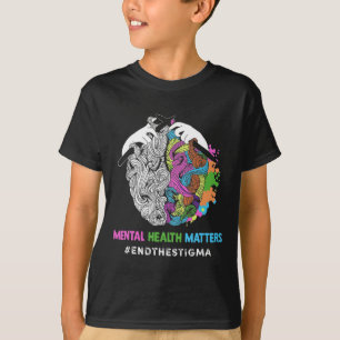 Stigma psykiska hälsoproblem Mental Awareness T Shirt