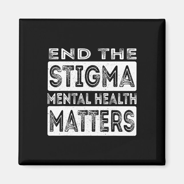 Stigma psykiska hälsoproblem Psykisk hälsa Magnet (Framsidan)