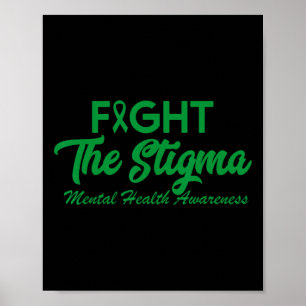 Stigma psykiska hälsoproblem Psykisk hälsa Poster