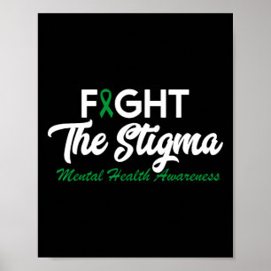 Stigma psykiska hälsoproblem Psykisk hälsa Poster