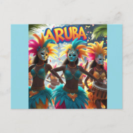 Stigning av arubaöslag helg vykort