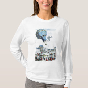 Stigning av den Montgolfier broderluftballongen Tee