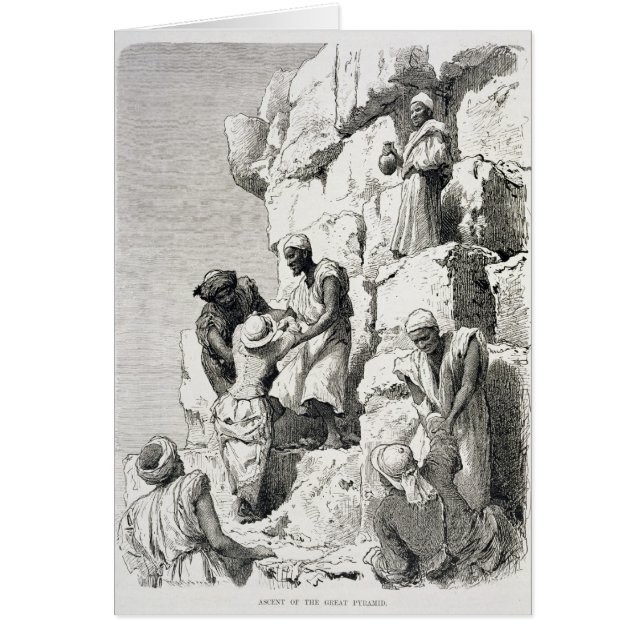 Stigning av den underbara pyramiden, 19th hälsningskort (Framsidan)
