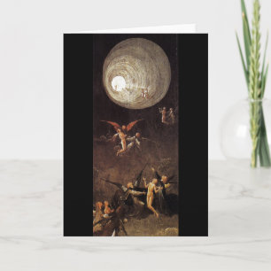 Stigning av det välsignat, vid Hieronymus Bosch Kort