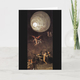 Stigning av det välsignat, vid Hieronymus Bosch Kort
