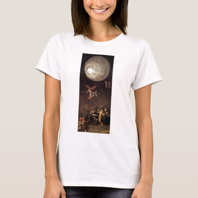 Stigning av det välsignat, vid Hieronymus Bosch T Shirt (Framsida)