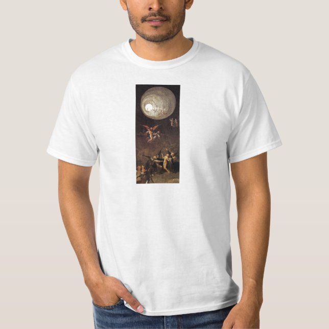 Stigning av det välsignat, vid Hieronymus Bosch Tee Shirt (Framsida)
