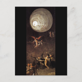 Stigning av det välsignat, vid Hieronymus Bosch Vykort