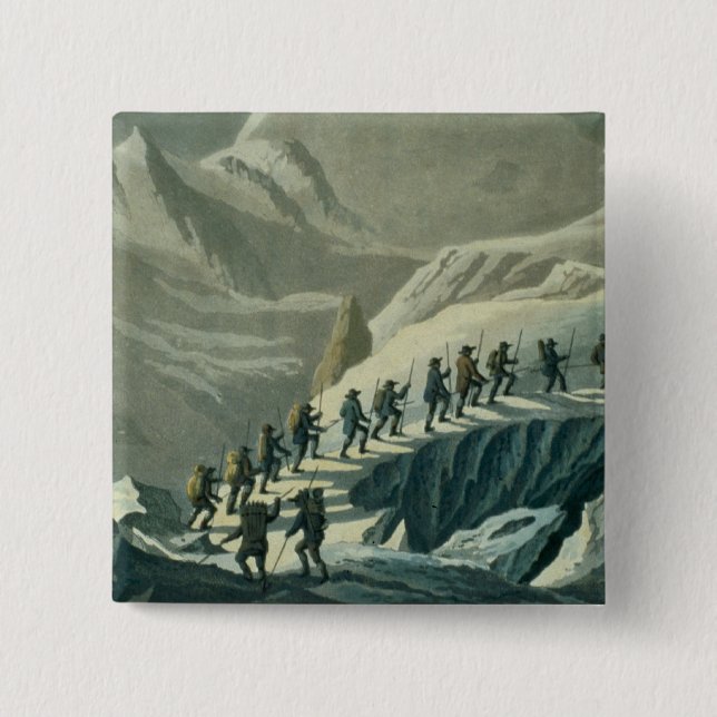 Stigning av Herr De Saussure till Summmiten av Knapp (Framsida)