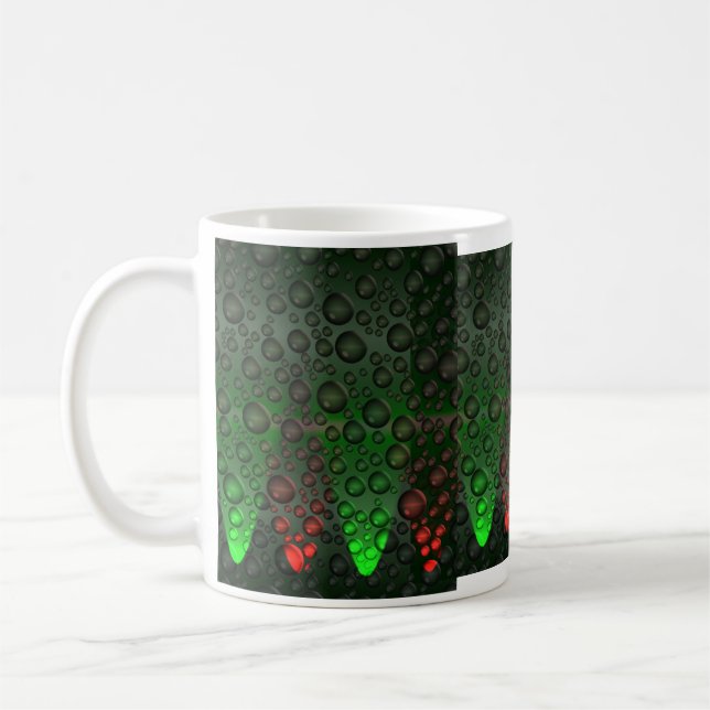 Stigning Bubbles Grönt/Red Mugg (Vänster)