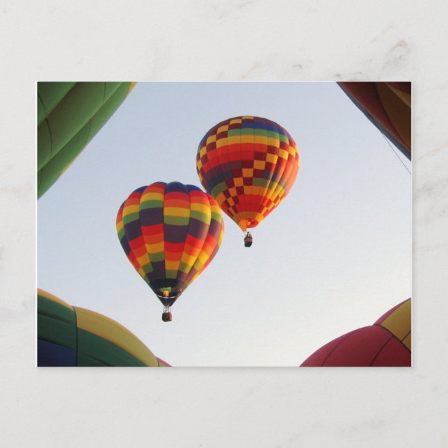 Stigning bubblor i Tidigt-timmar Vykort (Framsida)