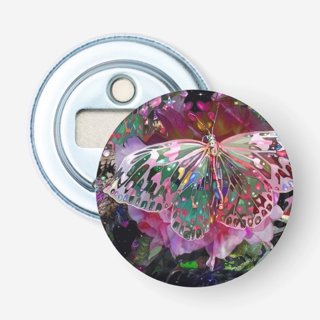 Stigning Dawn Butterfly Flasköppnare (Framsidan)