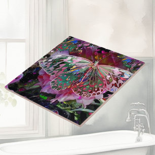 Stigning Dawn Butterfly Kakelplatta