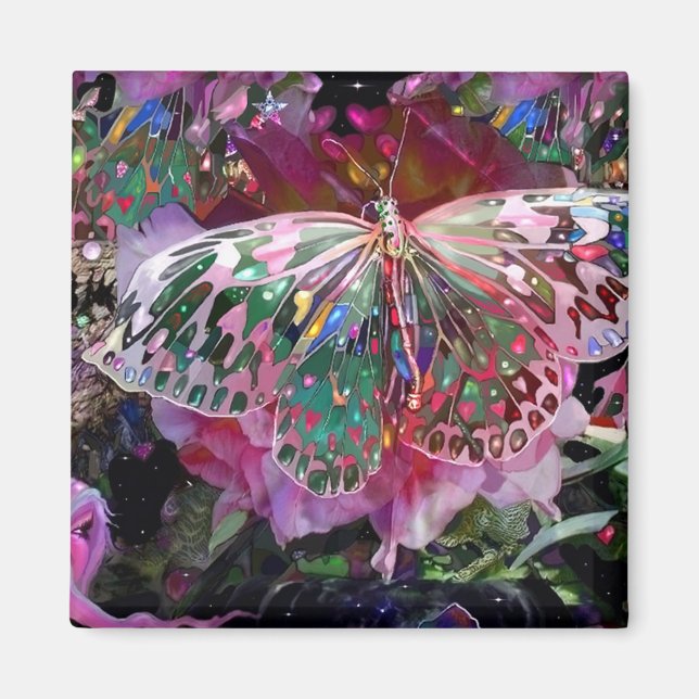 Stigning Dawn Butterfly! Magnet (Framsidan)
