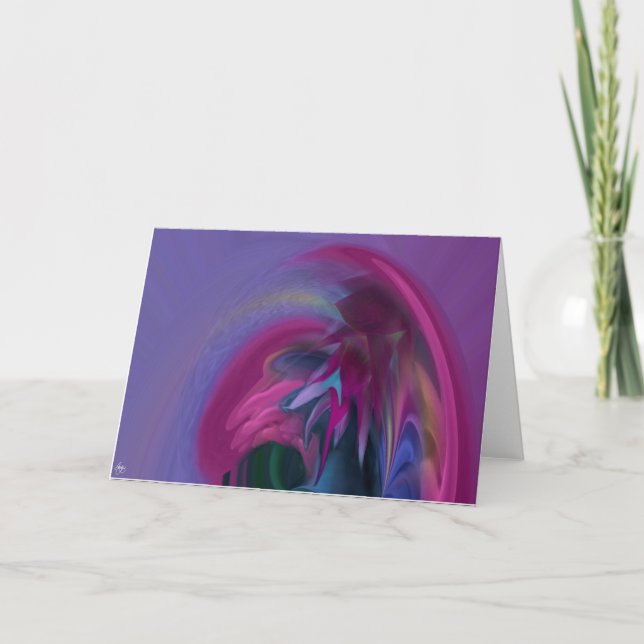 Stigning för hälsningskort kort (Framsida)