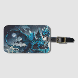 Stigning från oceanerna-Dragon-teckningen Bagagebricka